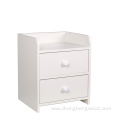Practical bedside table with two drawers